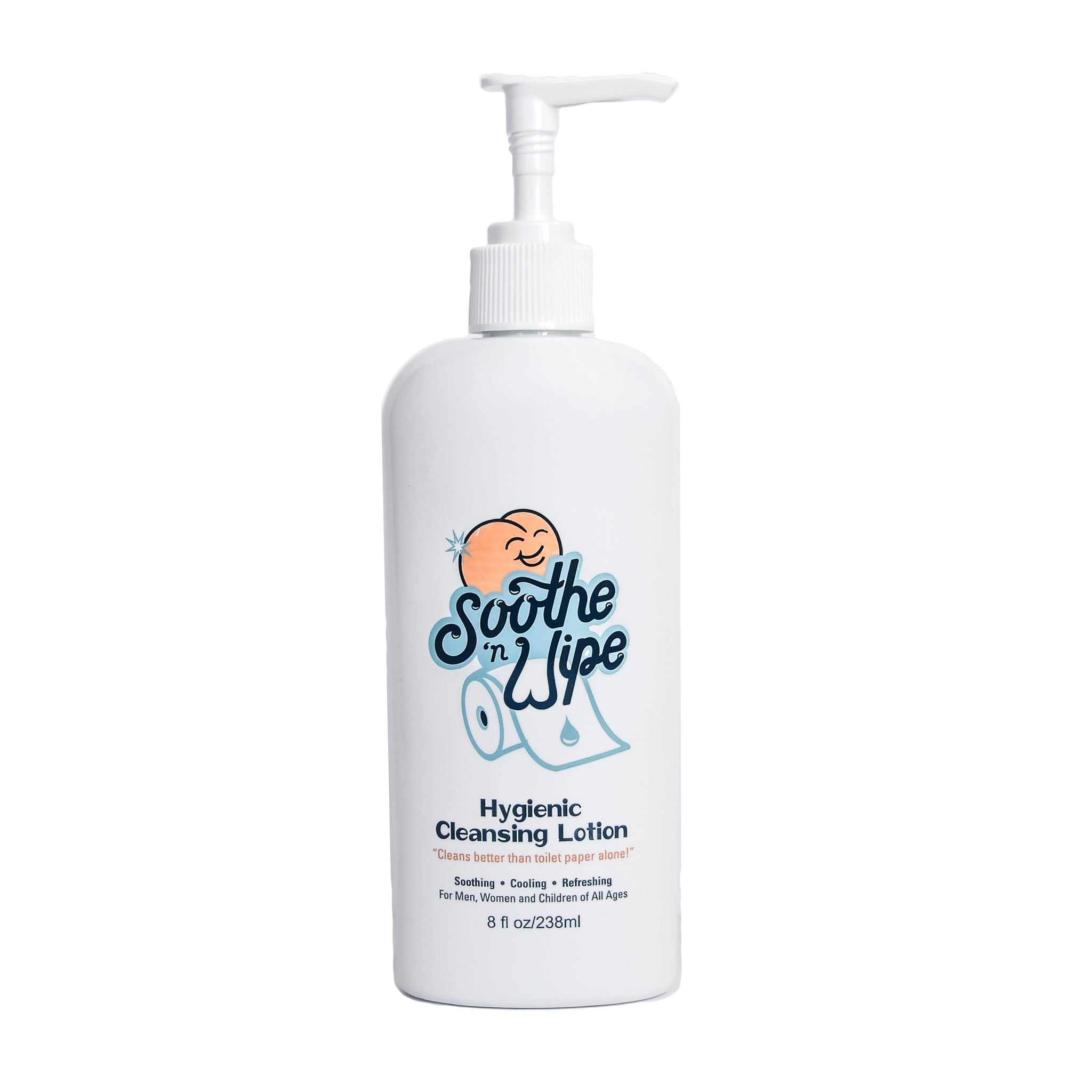 8 oz - Soothe 'n Wipe Hygienic Anal Cleansing Lotion / Soothing